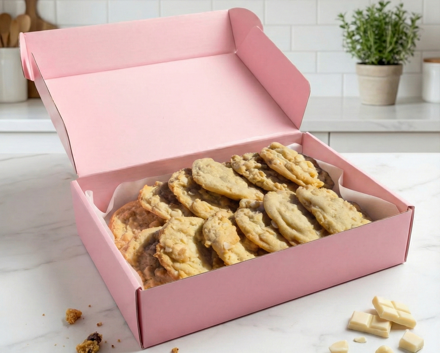 White Chocolate Chip Macadamia Nut Cookies